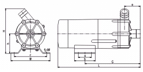 MP系列微型磁力驱动循环泵